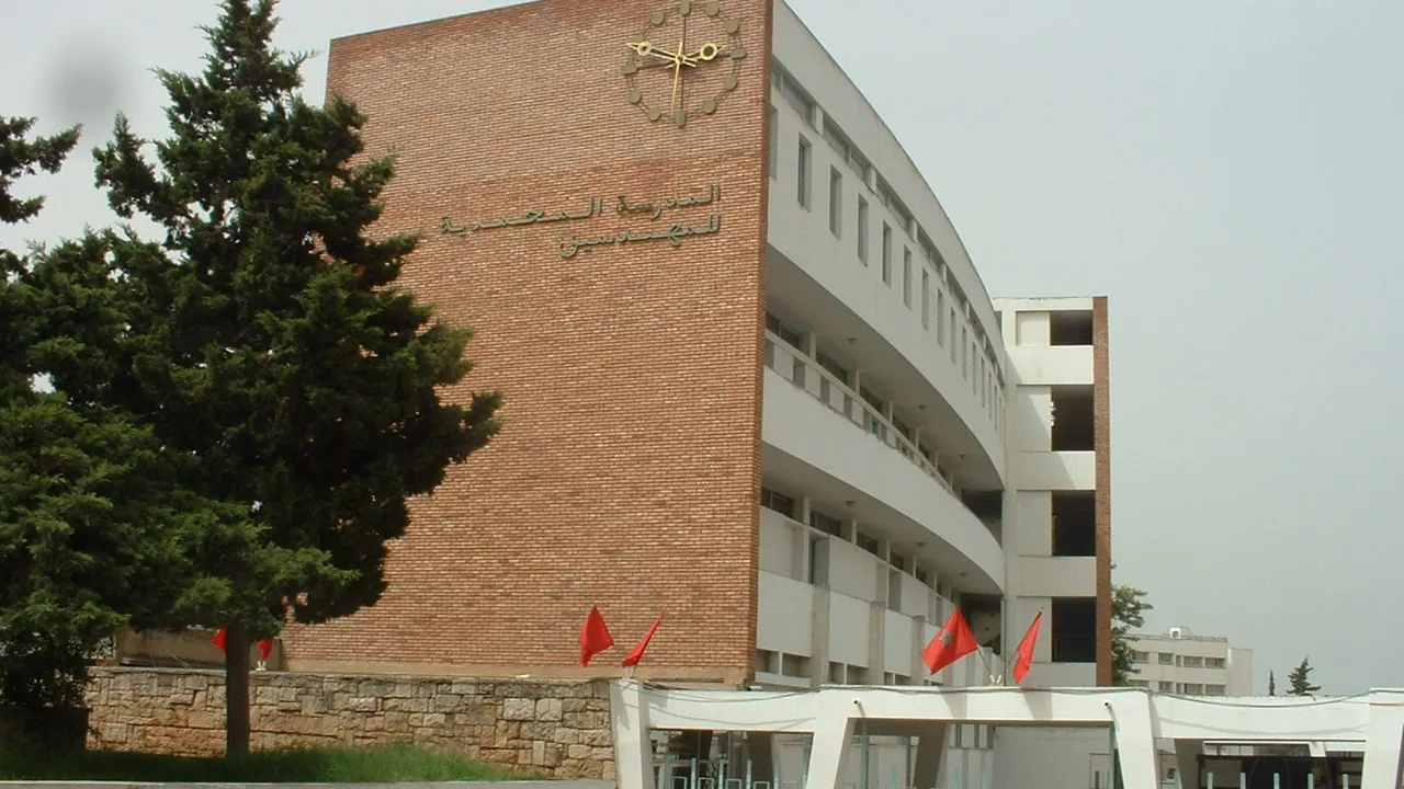 Bâtiment de l'École Mohammadia d'ingénieurs (EMI) à Rabat