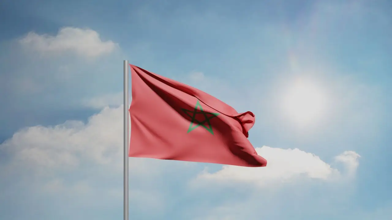 Drapeau du Royaume du Maroc