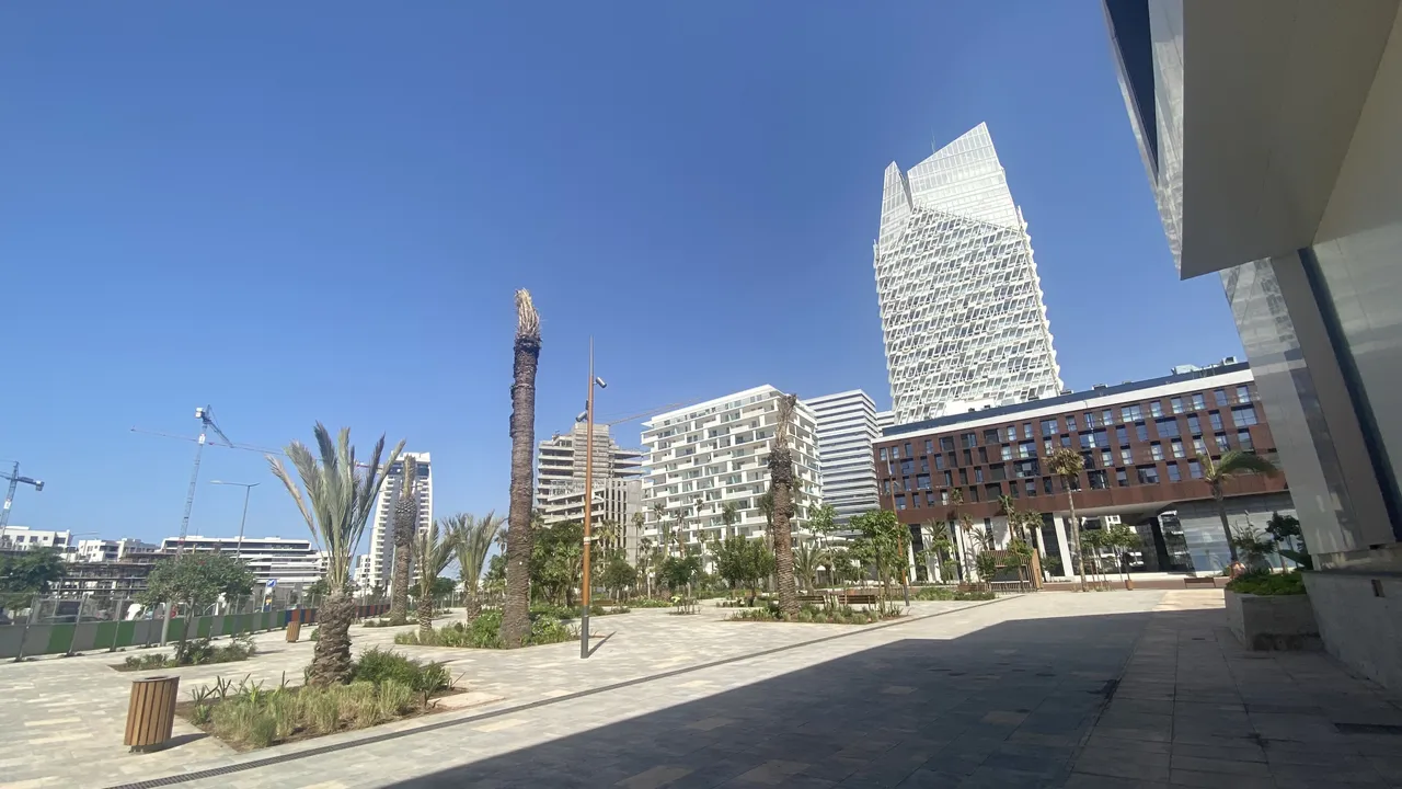 Immeubles de bureaux du quartier d'affaires Casablanca Finance City